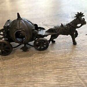 Cast Metal Cinderella Carriage